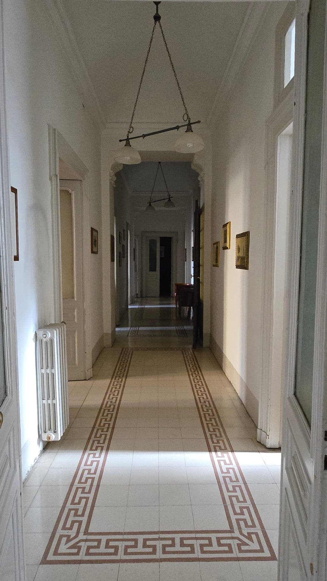 Historic corridor of the office in Turin